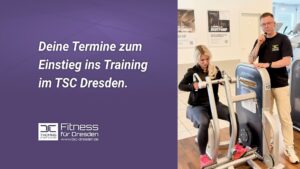 Trainer im Thomas Sport Center Dresden bei Fitnessanalyse und Erstellung eines individuellen Trainingsplans
