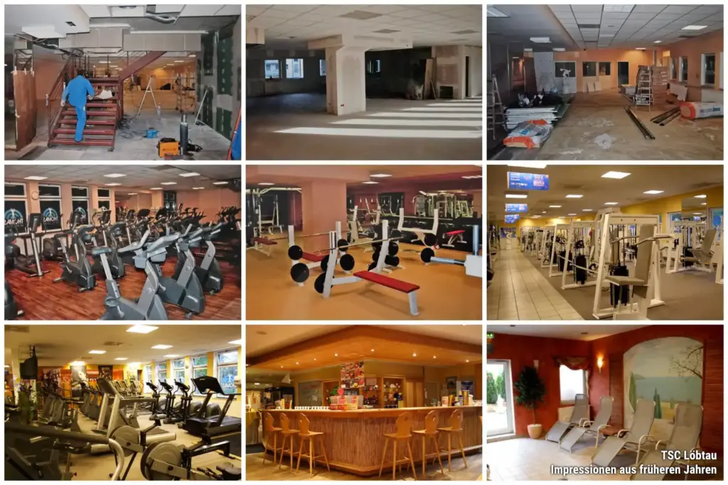 Historische Bilder des Thomas Sport Center Löbtau ab 1997