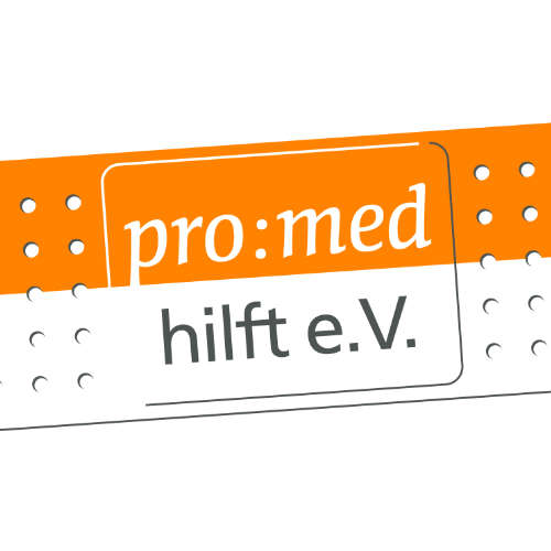 Logo von pro:med hilft – Kooperation mit dem Thomas Sport Center Dresden.